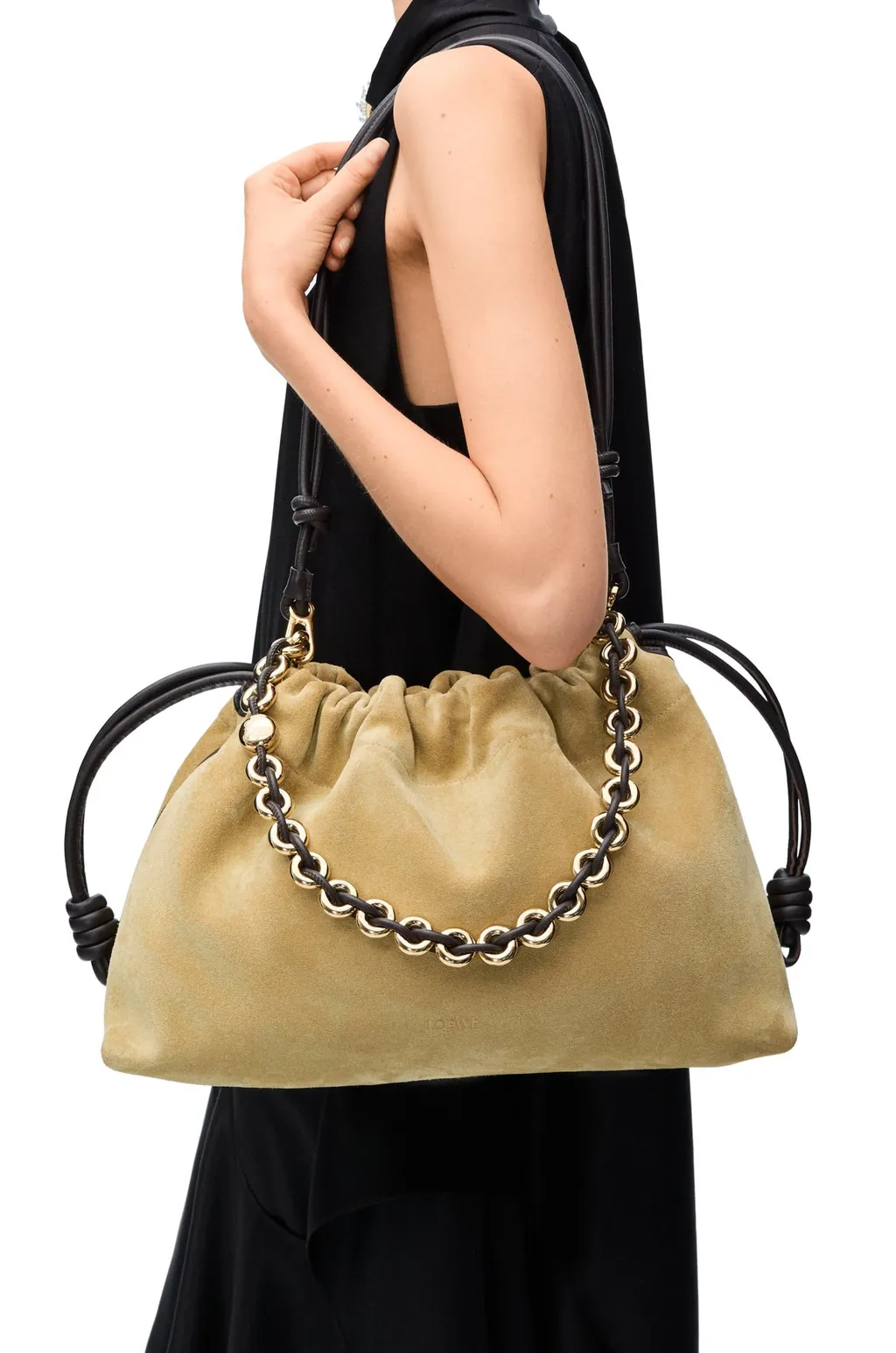 Loewe Flamenco Drawstring Large Shoulder Bag