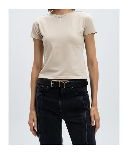 Y/Project Y Detailed Crewneck T-Shirt