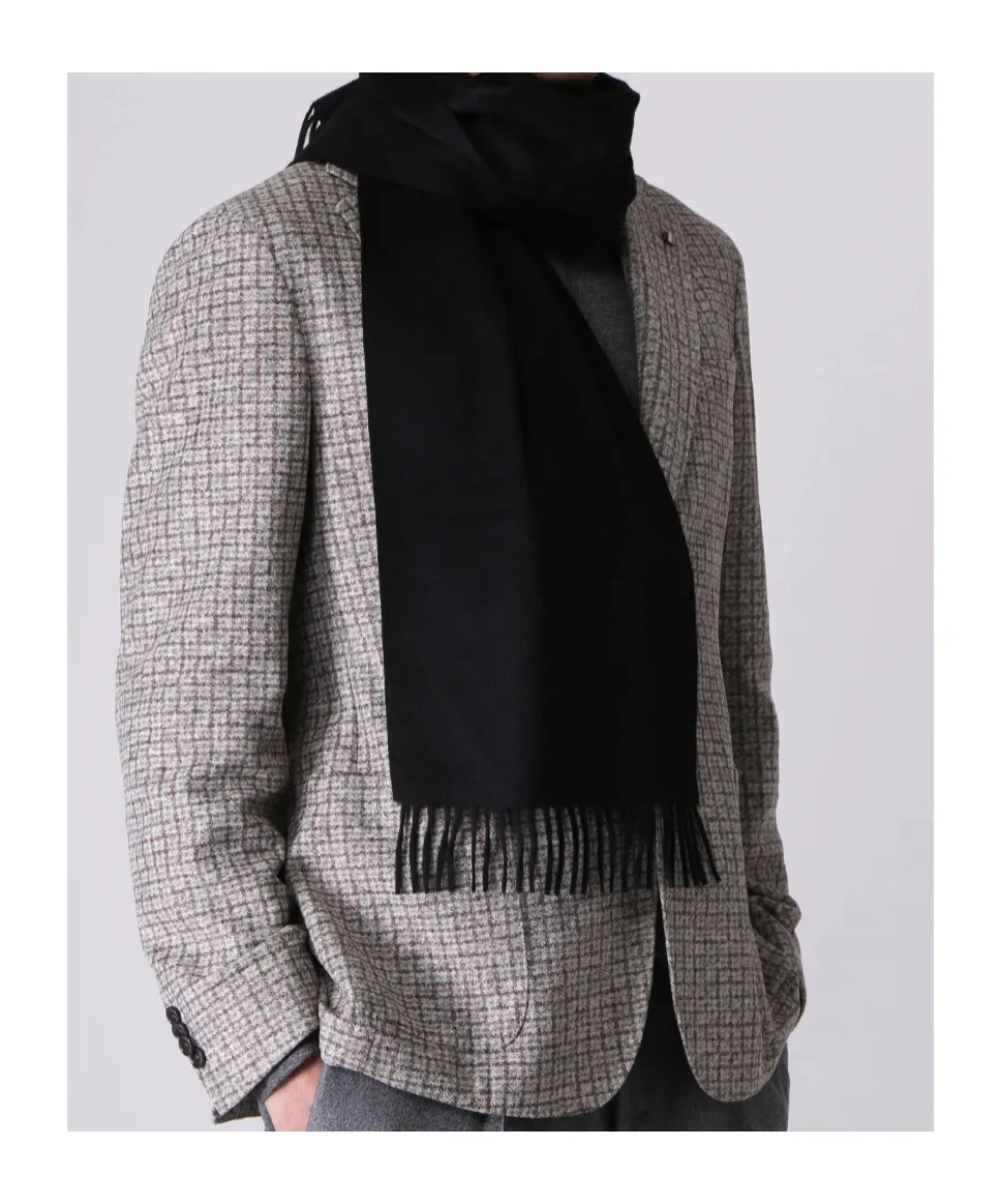 Cashmere Fringed-Edge Scarf