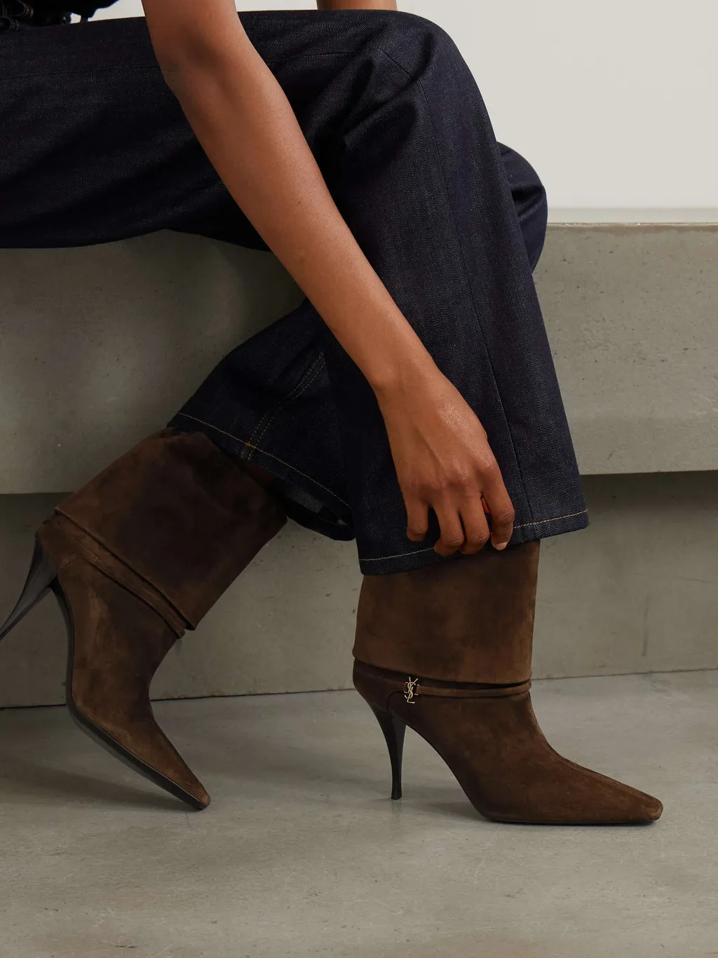 Saint Laurent Ricky Ankle Boots