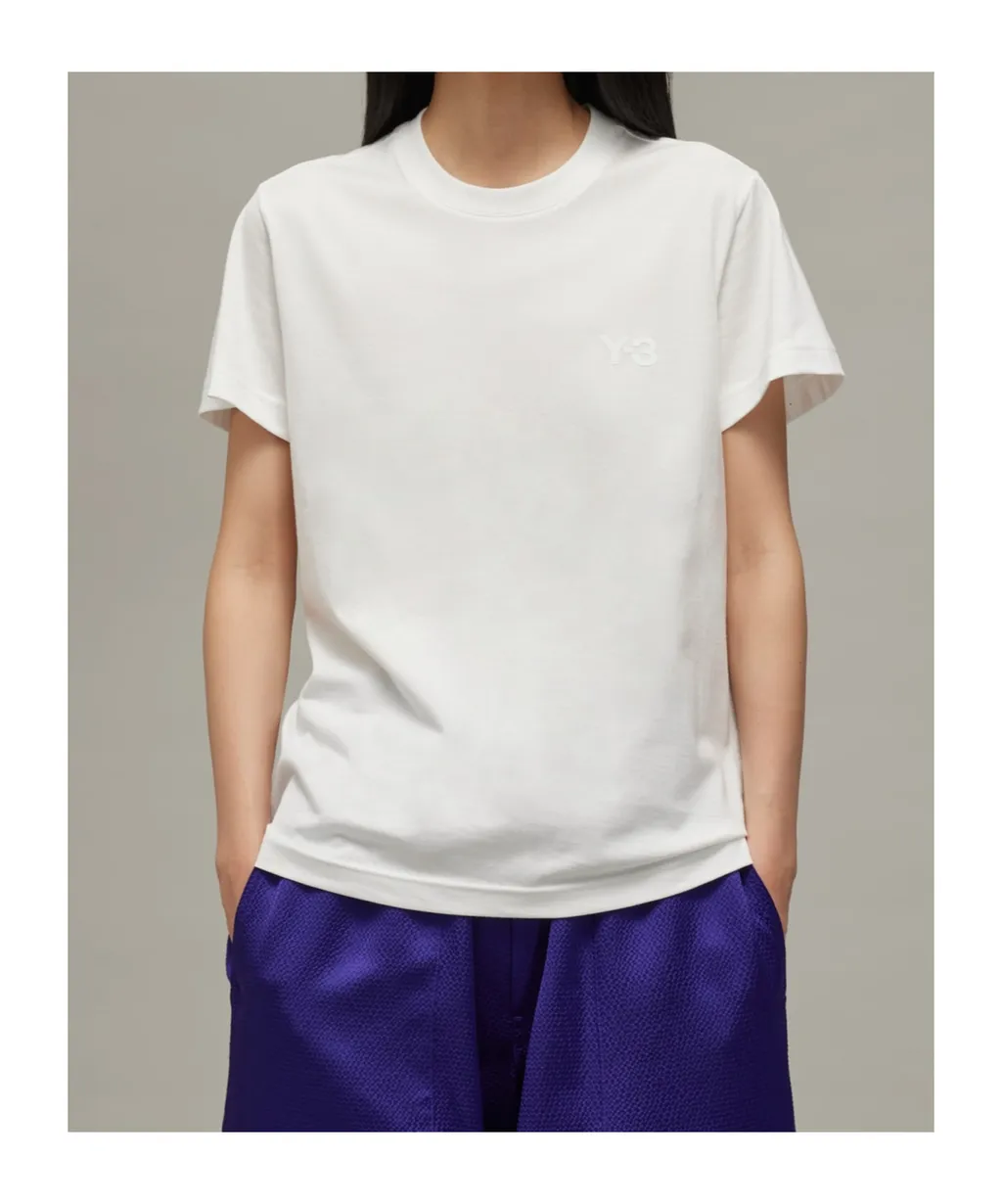 Y-3 Logo Printed Crewneck T-Shirt