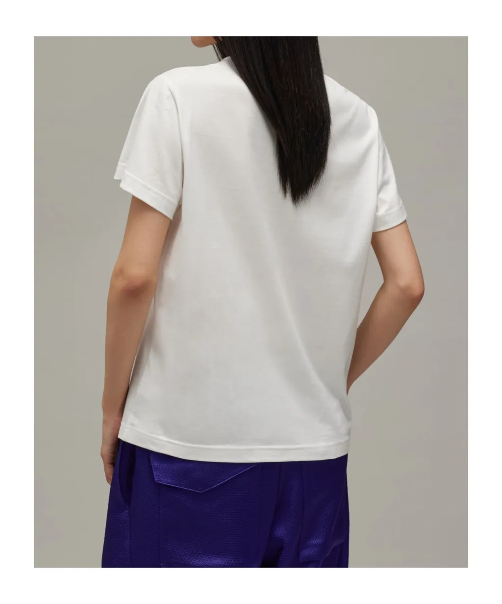 Y-3 Logo Printed Crewneck T-Shirt