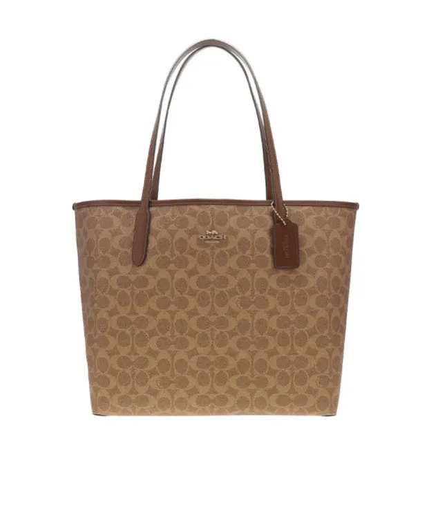 Logo Pattern Tote Bag