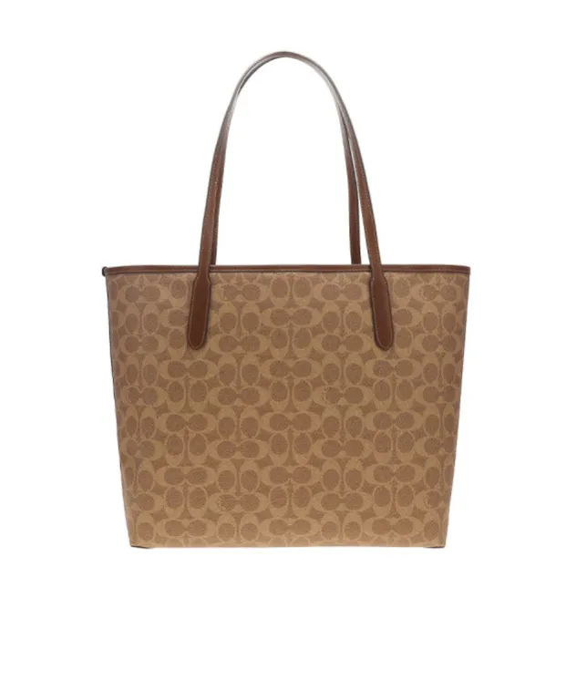 Logo Pattern Tote Bag