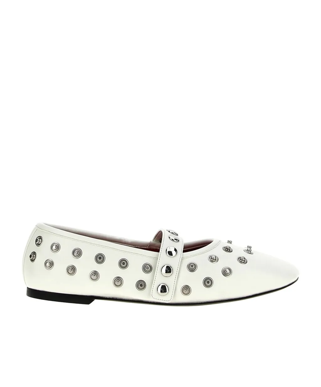 Stella Mccartney Ryder Popper-Studded Ballet Flats