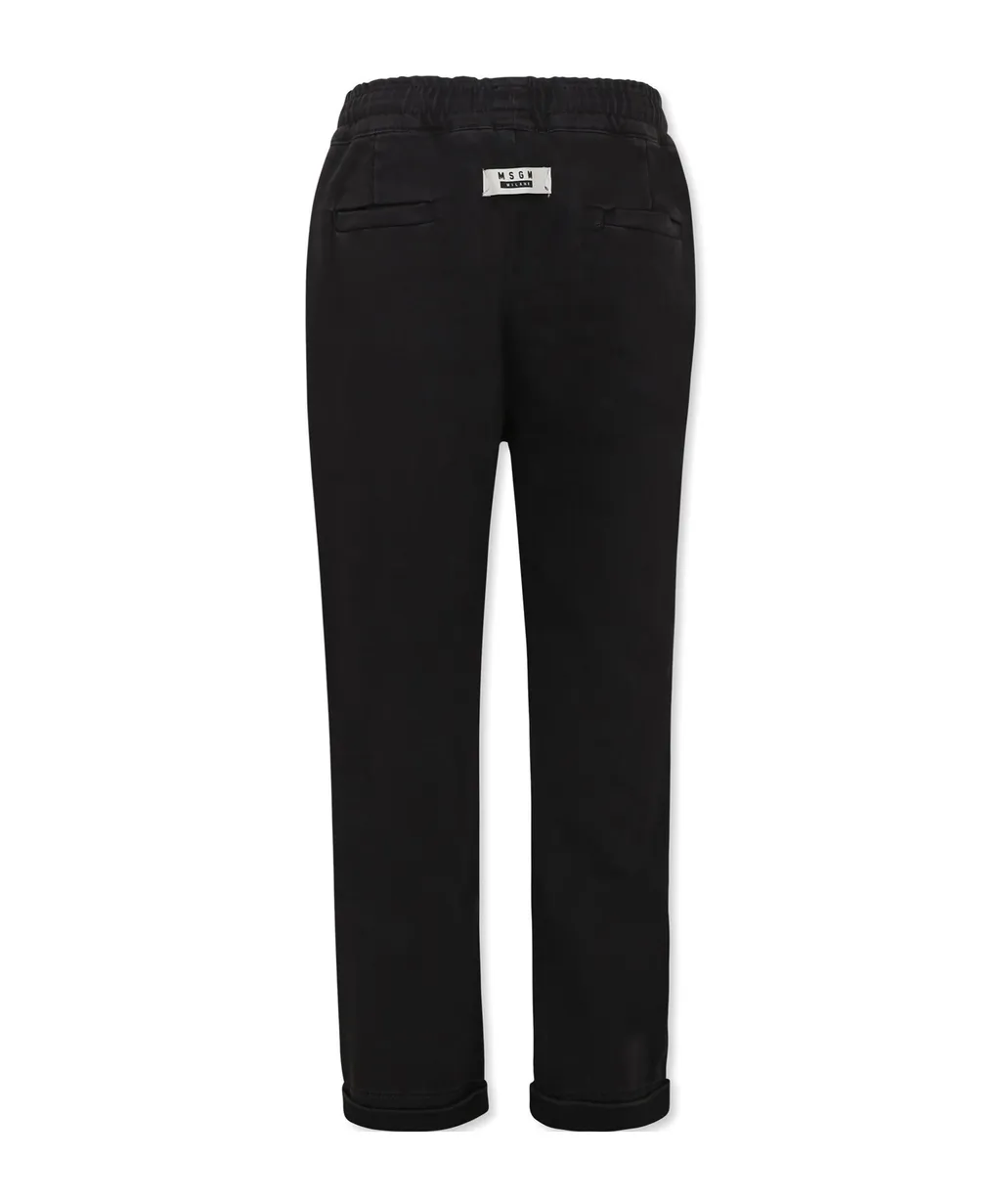 Elasticated-Waist Trousers