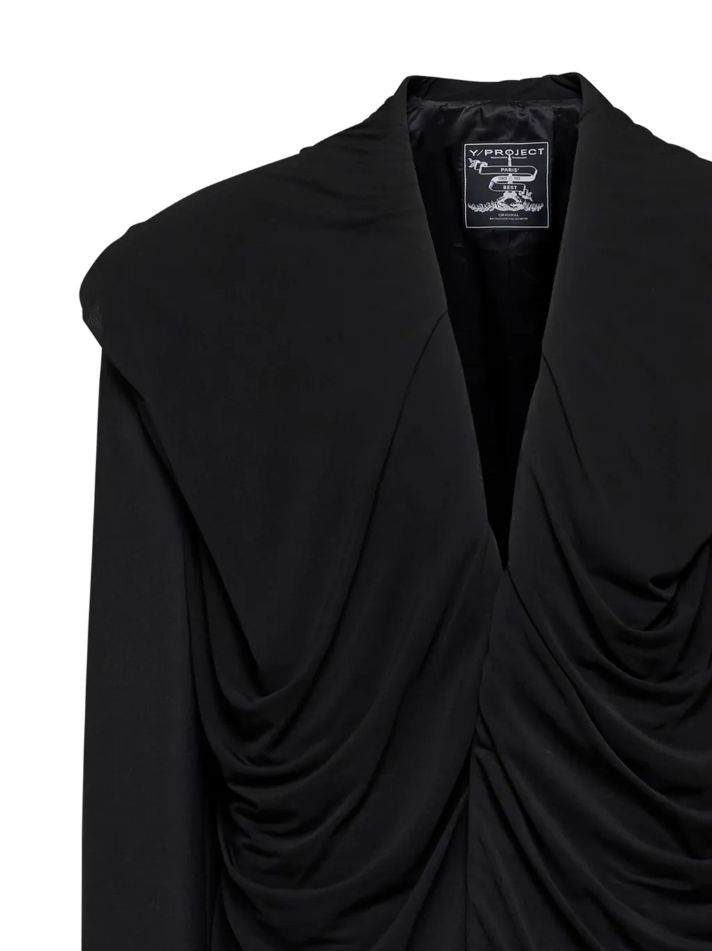 Y/Project	Ruched Tailored Blazer