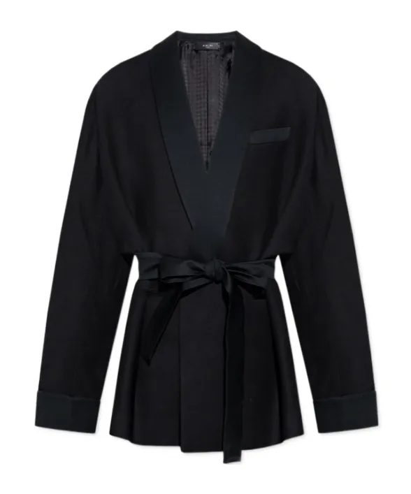 Tie-Waist Blazer