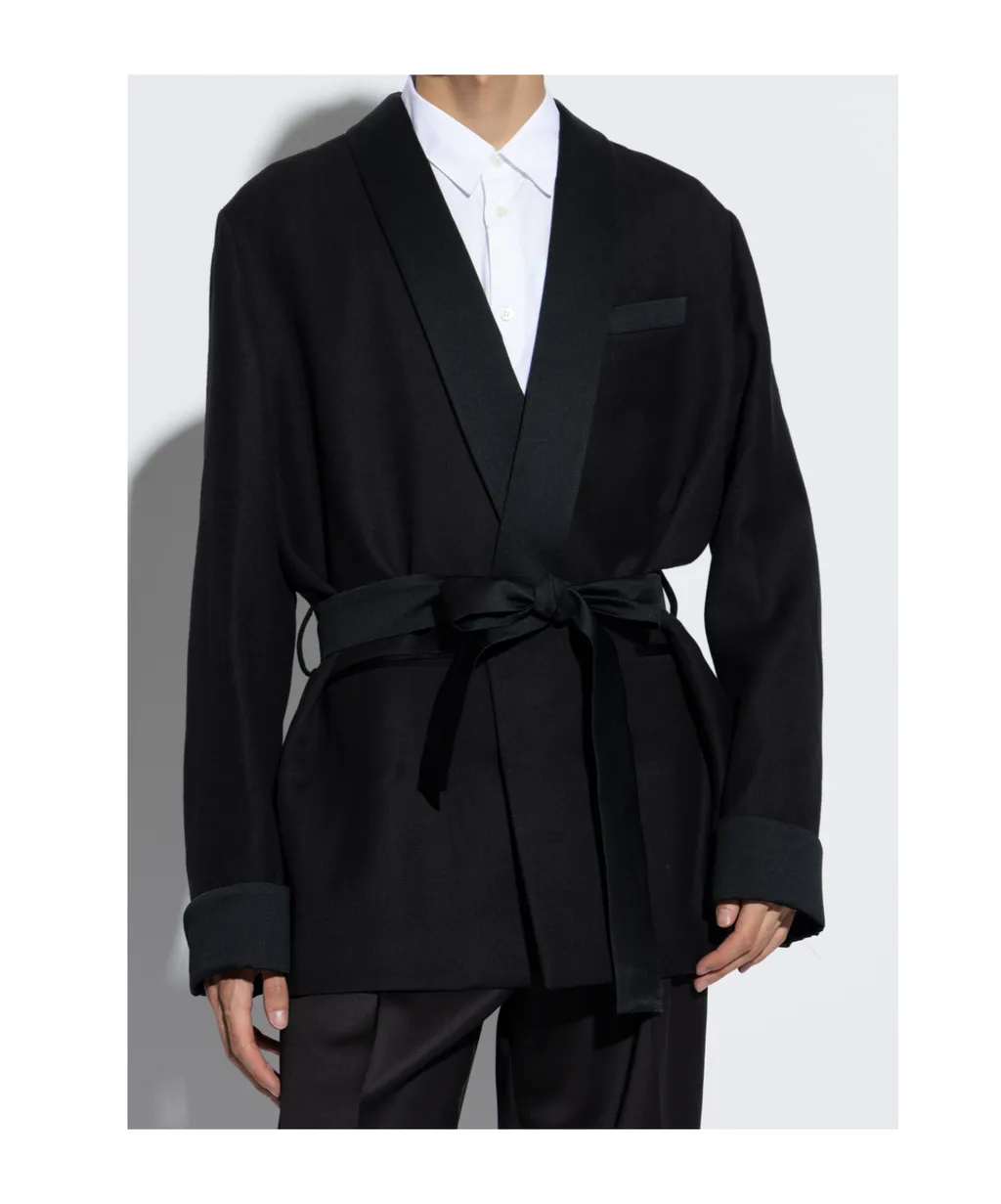 Tie-Waist Blazer