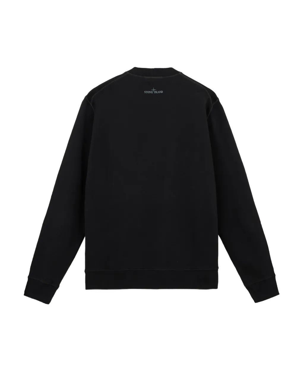 Stone Island Optical Three Embroidered Sweatshirt