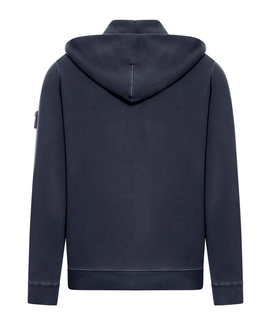 Stone Island Logo-Patch Zip-Up Hoodie