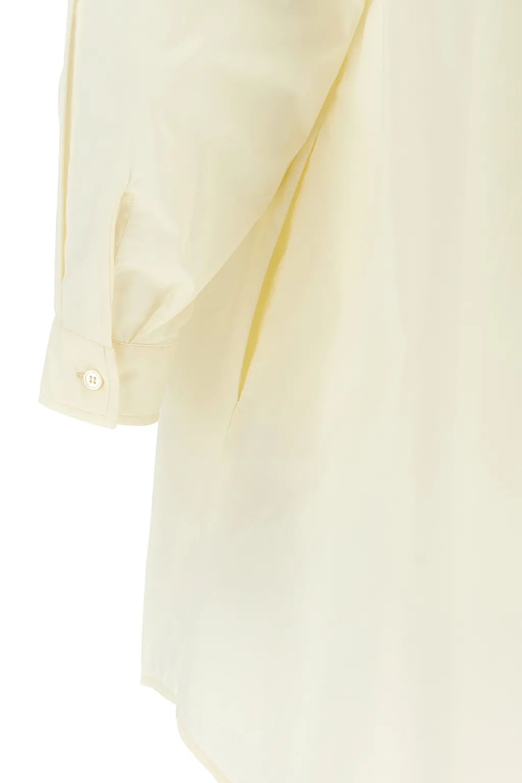 Mm6 Maison Margiela Logo Print Shirt Dress