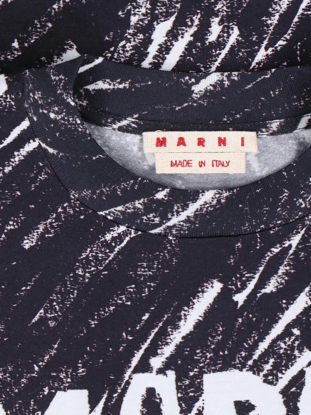 Marni Logo Printed Crewneck T-Shirt