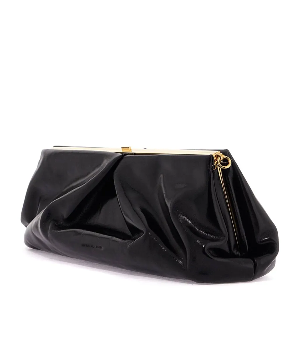 Dries Van Noten Logo Embossed Large Clutch Bag