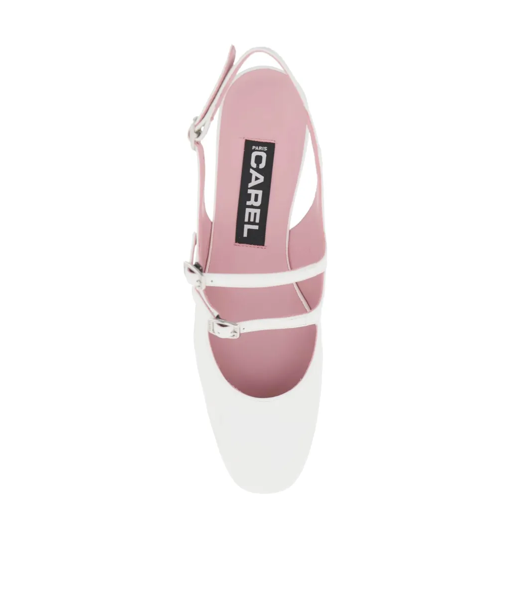 Carel Peche Patent Flat Shoes