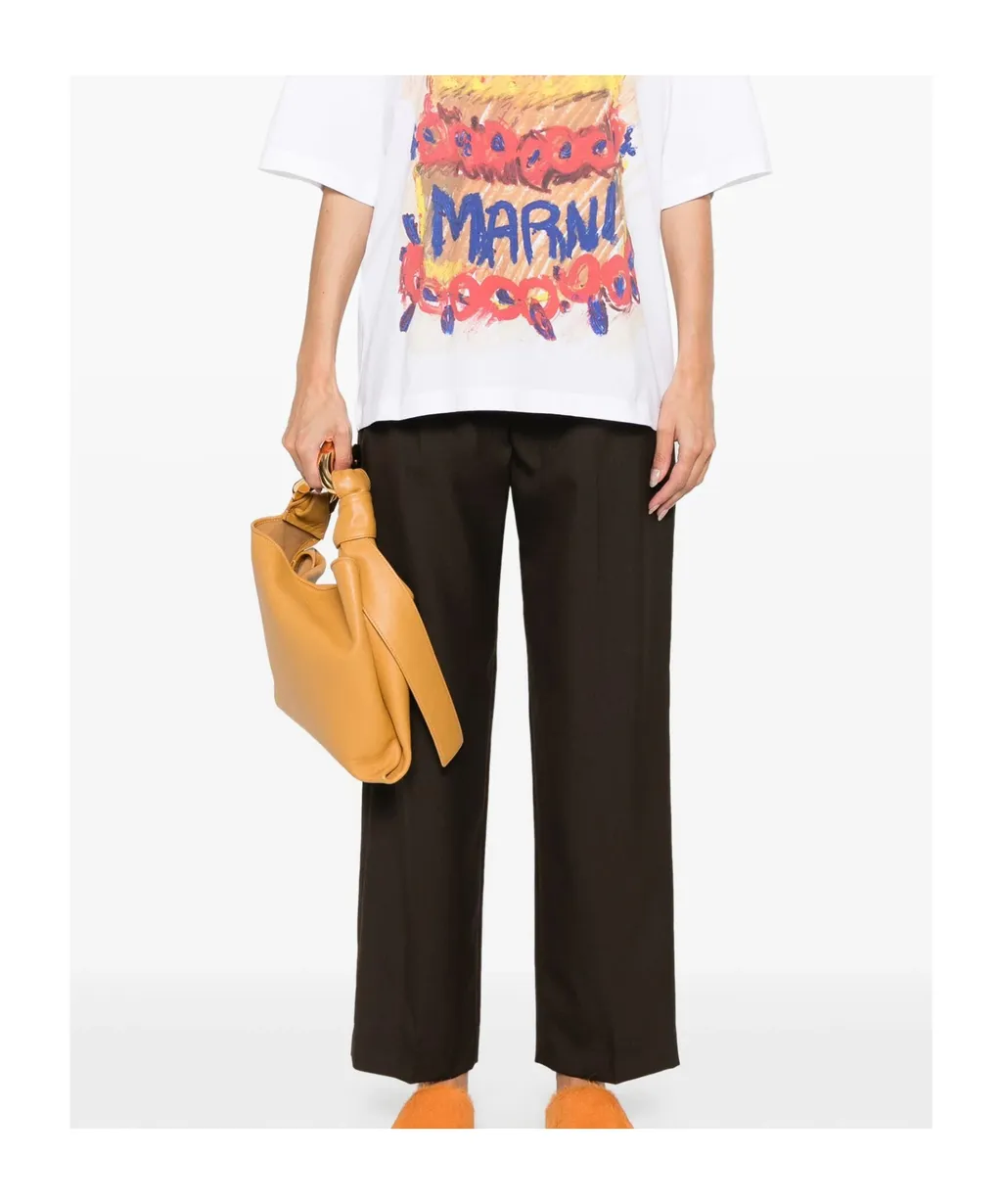 Pleat-Detail Trousers