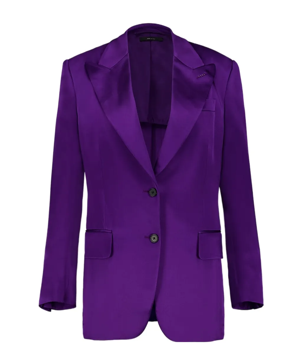 Tom Ford V-Neck Single-Breasted Blazer
