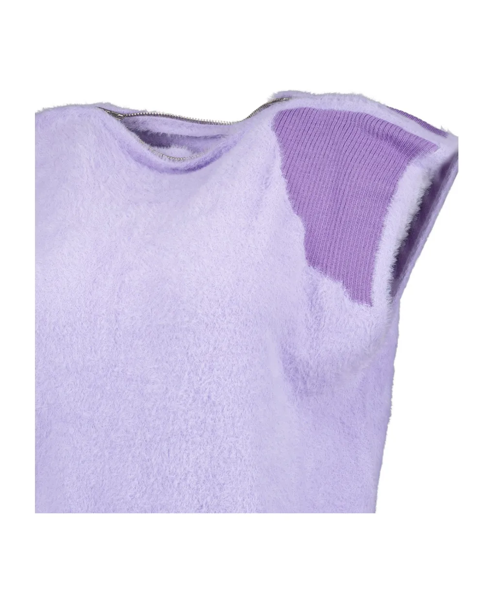 Mm6 Maison Margiela Knitted Sleeveless Top