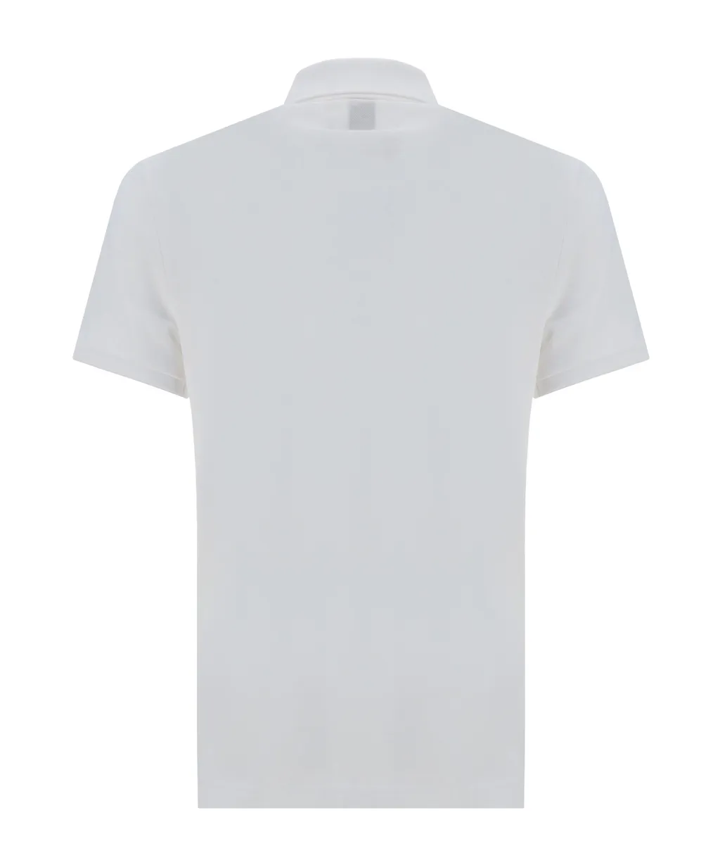 Moose Knuckles Logo Plaque Short-Sleeve Polo Shirt