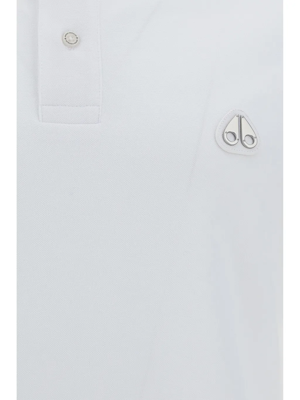 Moose Knuckles Logo Plaque Short-Sleeve Polo Shirt