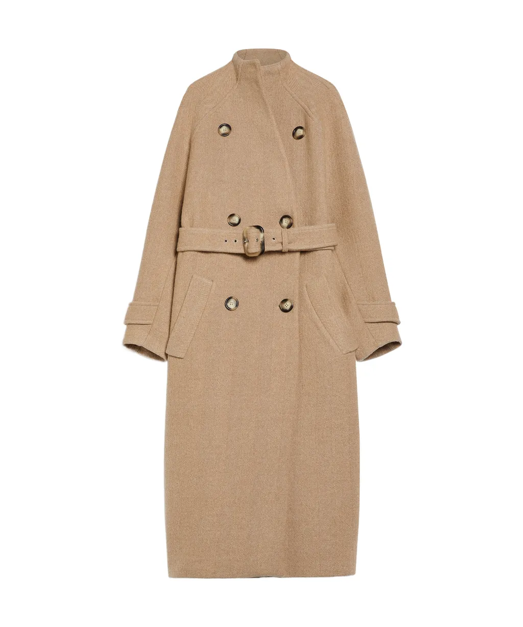 Sportmax Adatti Double-Breasted Belted Coat
