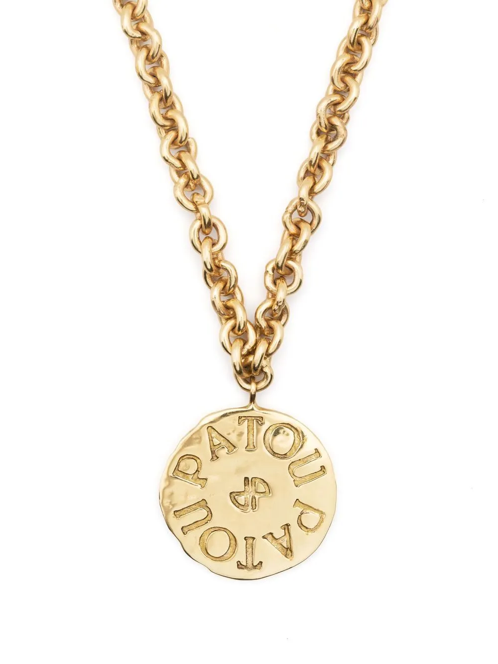 Patou Logo Engraved Necklace