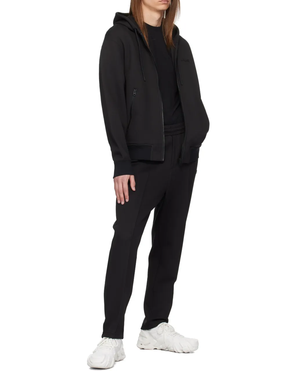 Long-Sleeved Hooded Sweatshirt