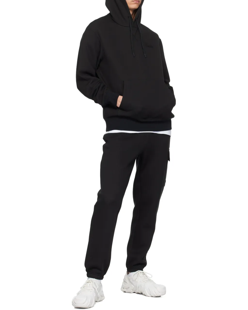 Long-Sleeved Hooded Sweatshirt