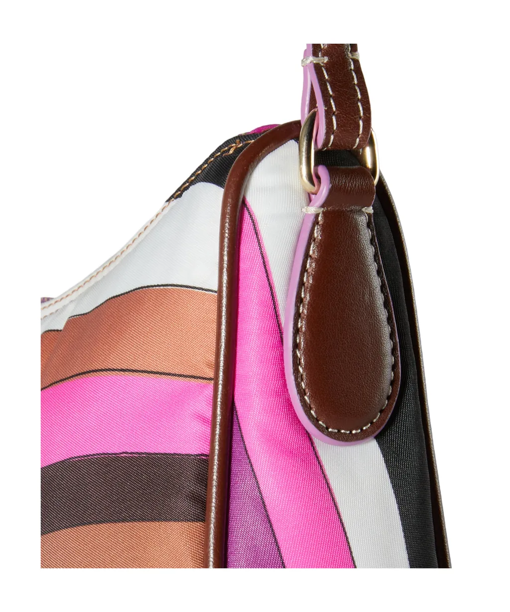 Emilio Pucci Yummy Logo-Plaque Zipped Shoulder Bag