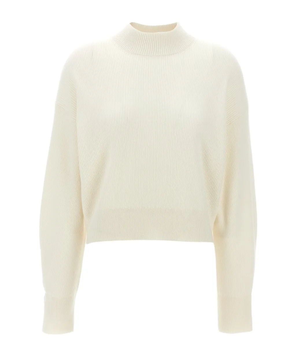 Brunello Cucinelli Monile Embellished Ribbed Jumper
