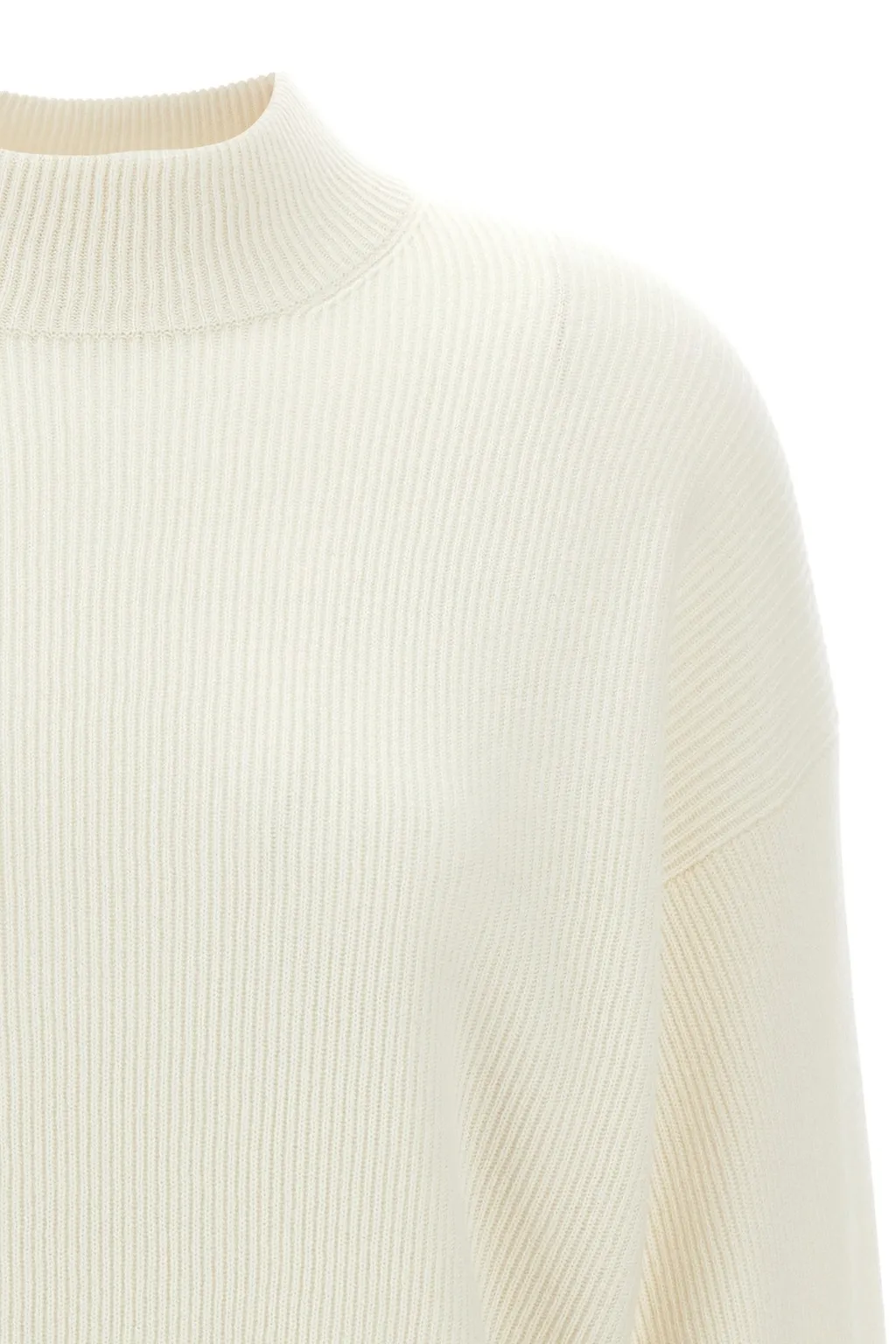 Brunello Cucinelli Monile Embellished Ribbed Jumper