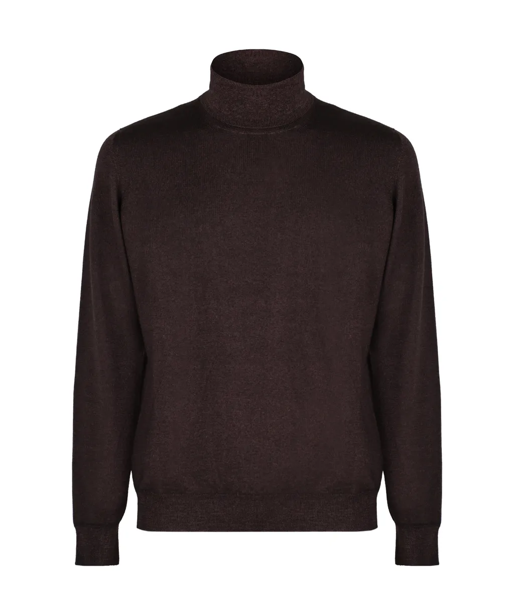 Drumohr Wool High-Neck Sweater