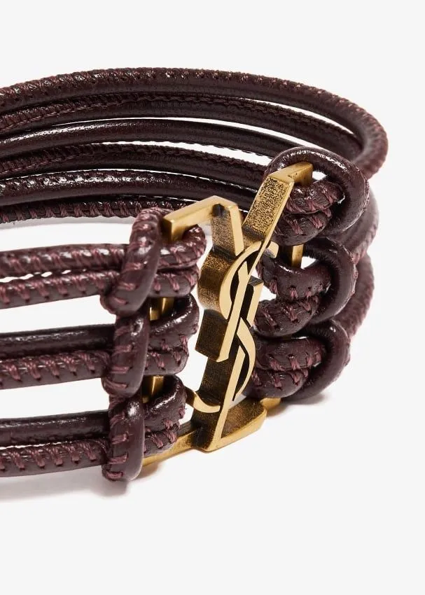 Saint Laurent Babylone Cord Bracelet