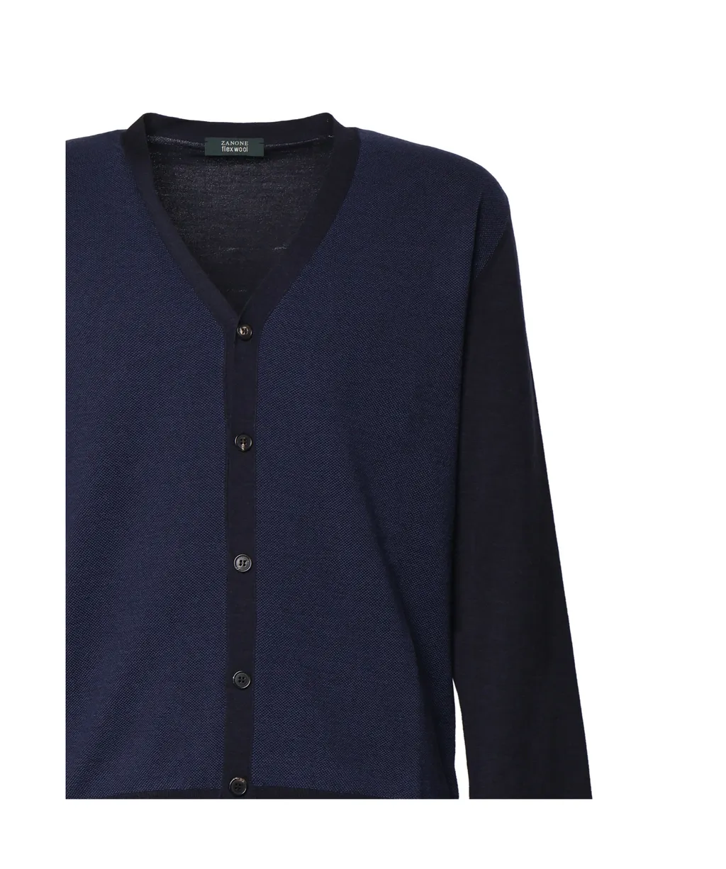 Zanone Button-Up Cardigan Sweater