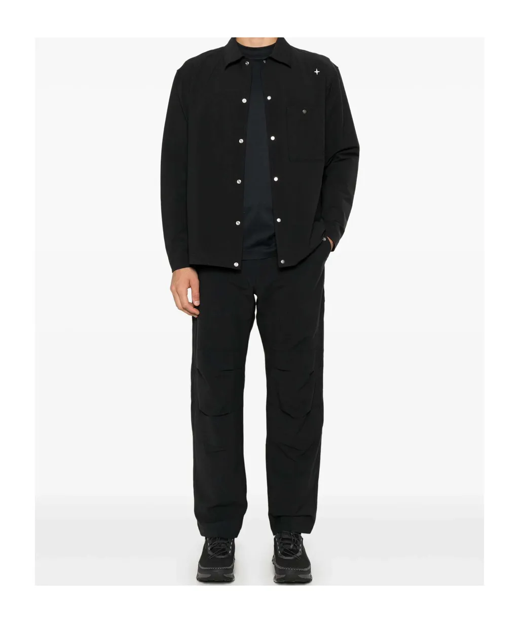 Stone Island Mid-Rise Tapered Leg Trousers