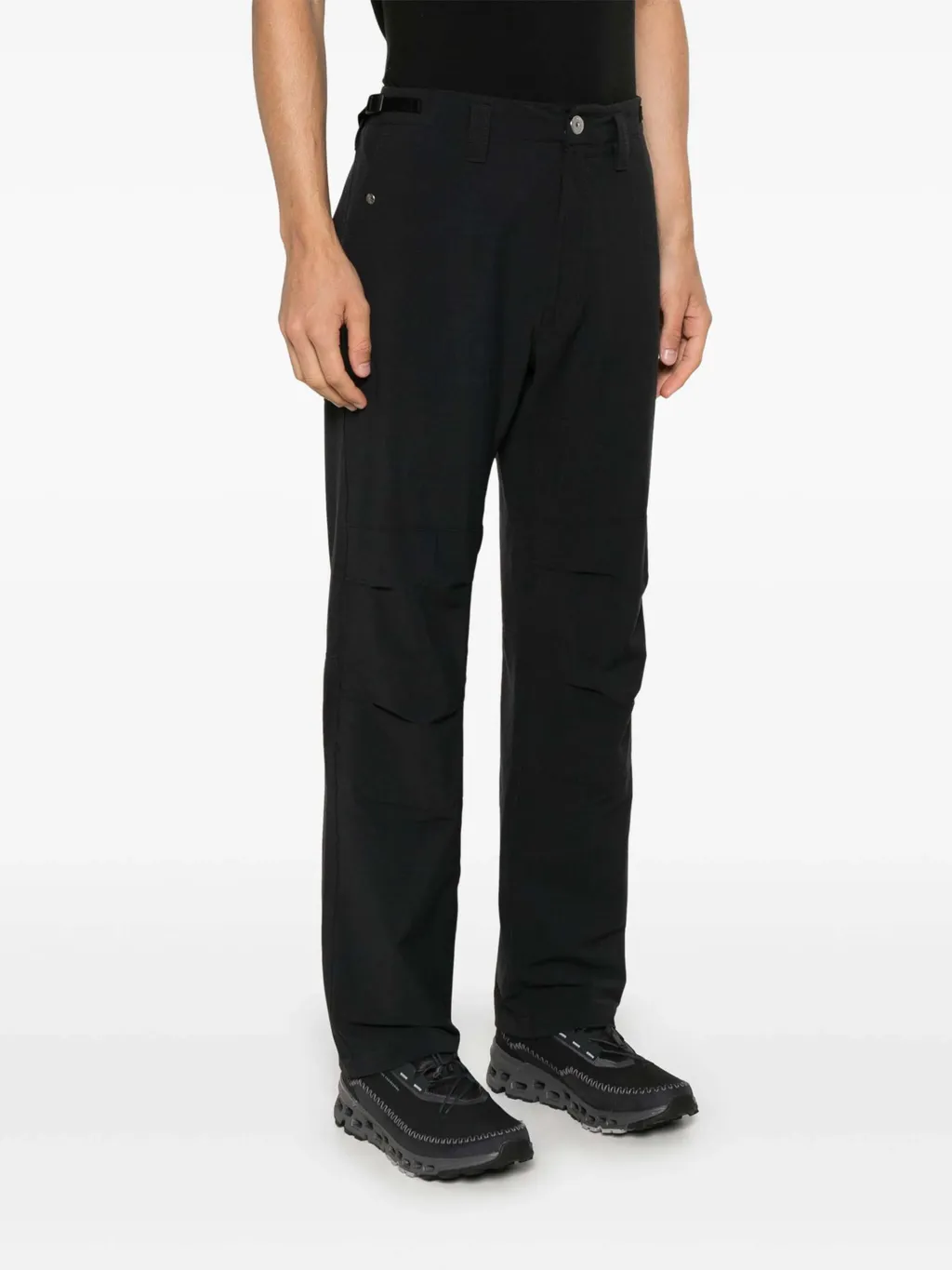Stone Island Mid-Rise Tapered Leg Trousers