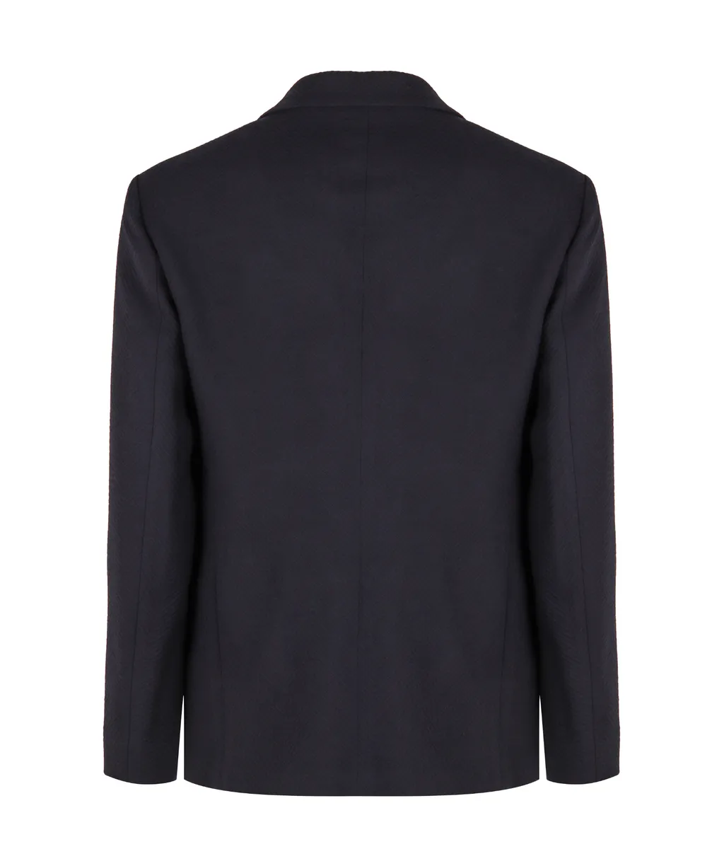 Giorgio Armani Single-Breasted Stretched Blazer
