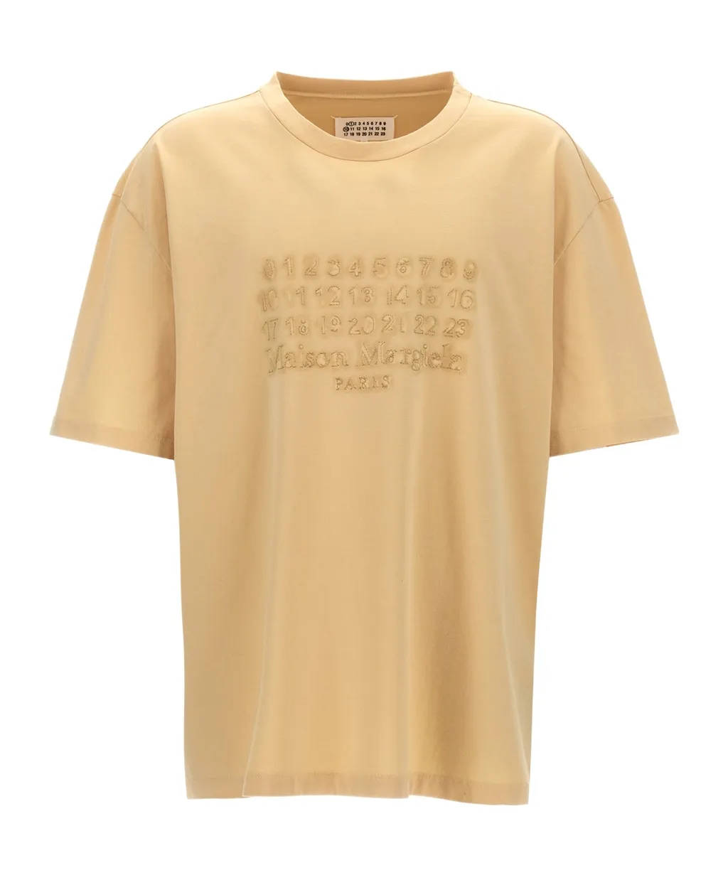 Maison Margiela Logo Embroidered Crewneck T-Shirt
