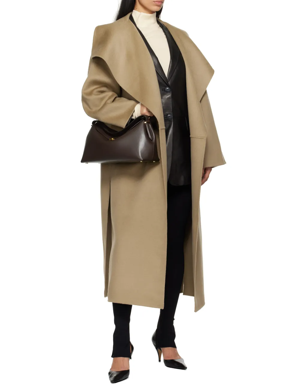 TotÊMe T-Lock Top Handle Medium Shoulder Bag