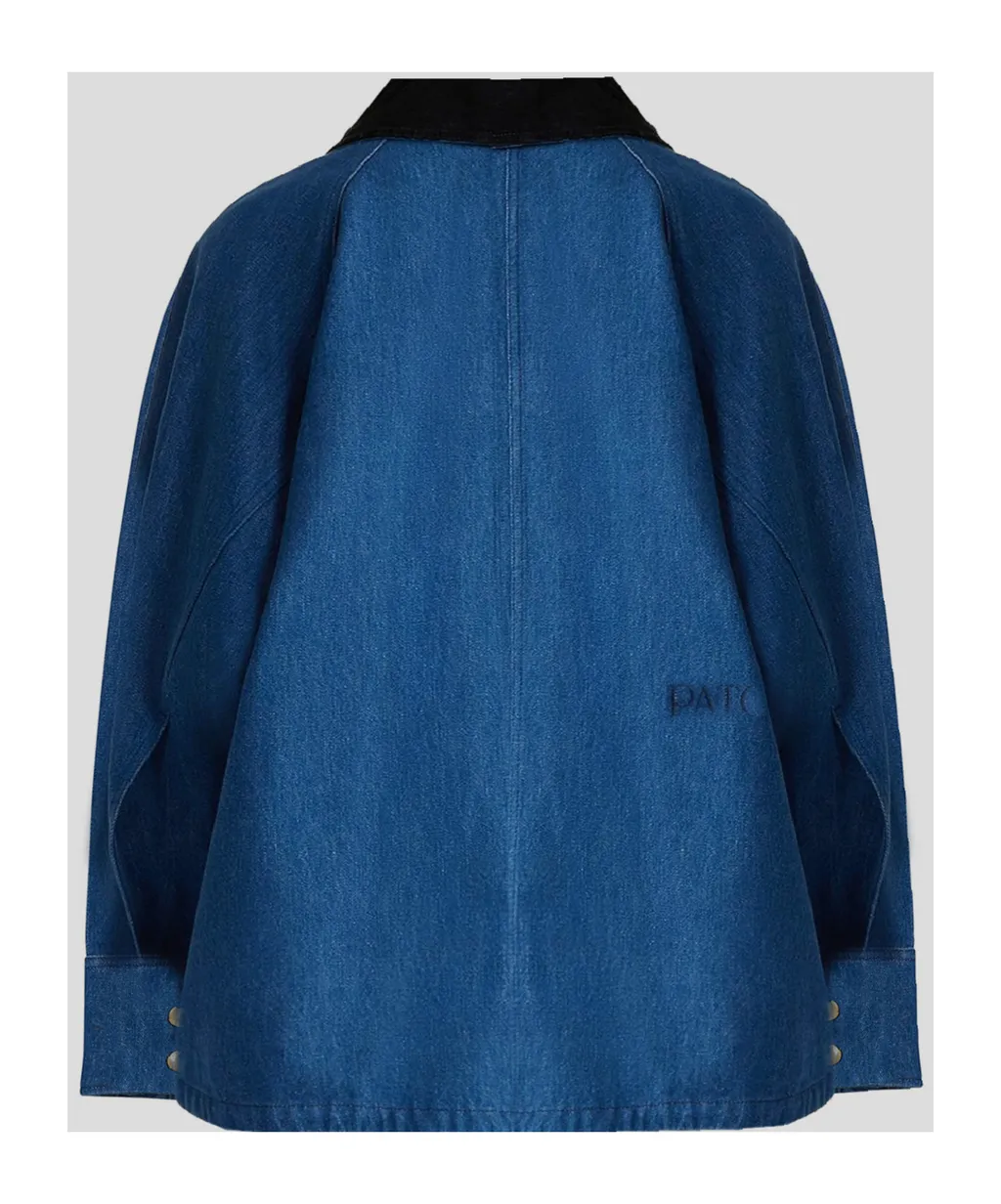 Patou Long Sleeved Denim Workwear Jacket