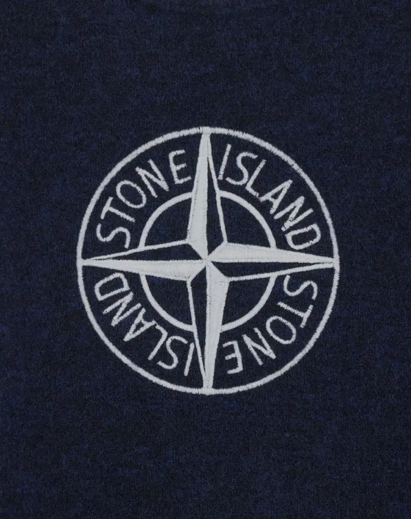 Stone Island Junior Compass Embroidered Crewneck Jumper