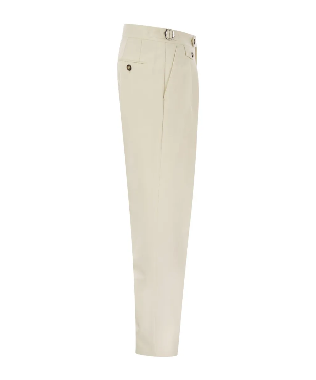 Brunello Cucinelli Pleated Tapered Trousers