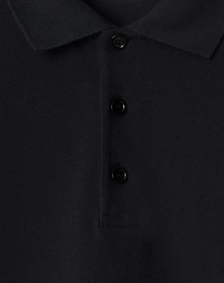 Burberry Logo Embroidered Short Sleeved Polo Shirt