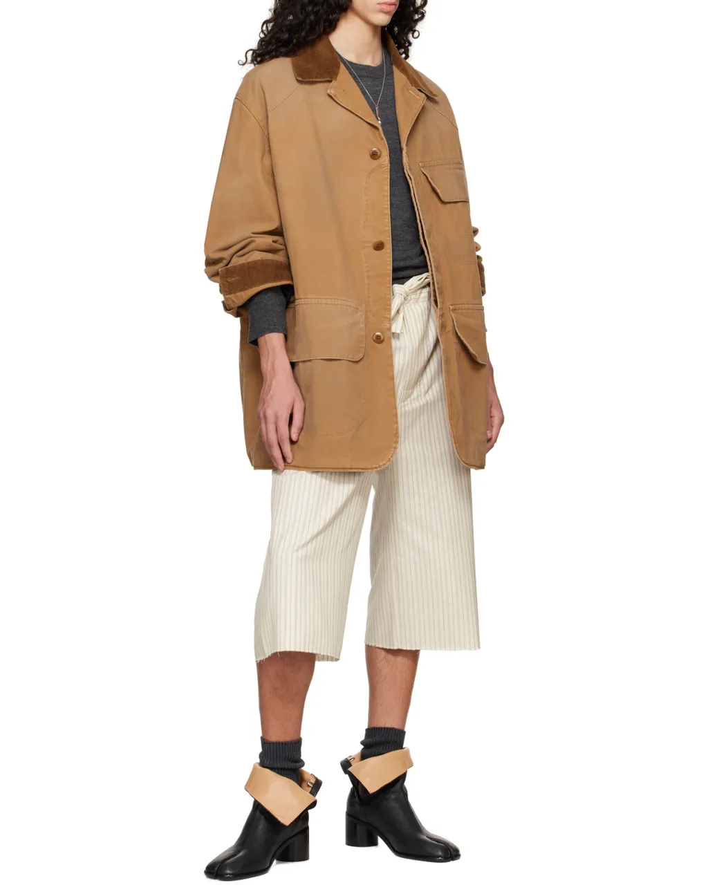 Maison Margiela Long Sleeved Straight Hem Jacket