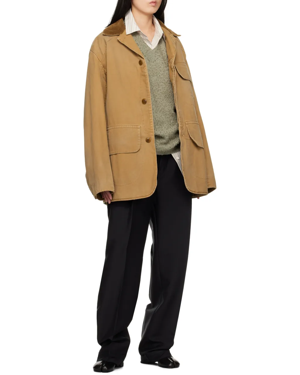 Maison Margiela Long Sleeved Straight Hem Jacket