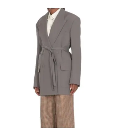 Dries Van Noten Double-Breasted Belted Blazer