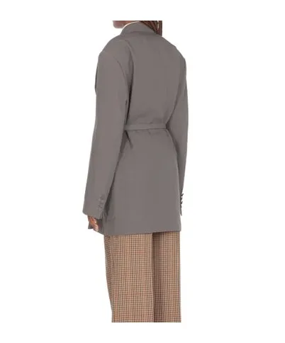Dries Van Noten Double-Breasted Belted Blazer