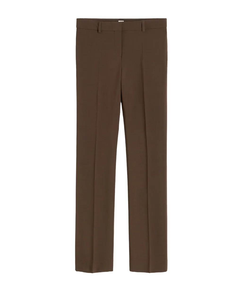 Low-Waist Slim Trousers
