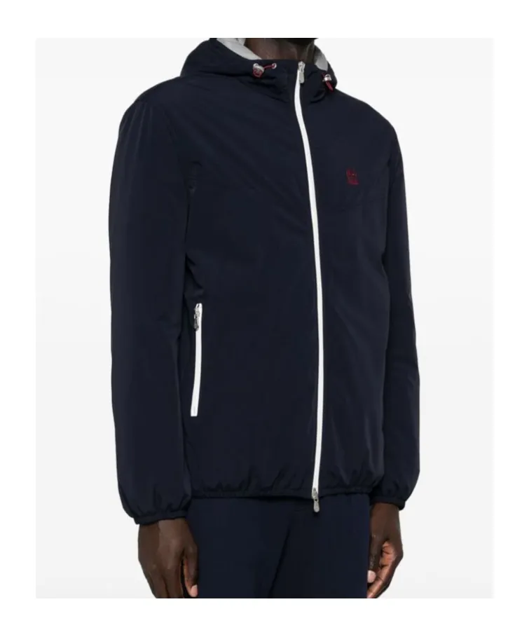 Brunello Cucinelli Logo Embroidered Padded Jacket