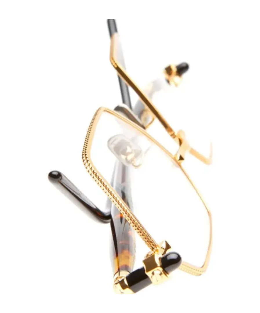 P70 Geometric-Frame Glasses